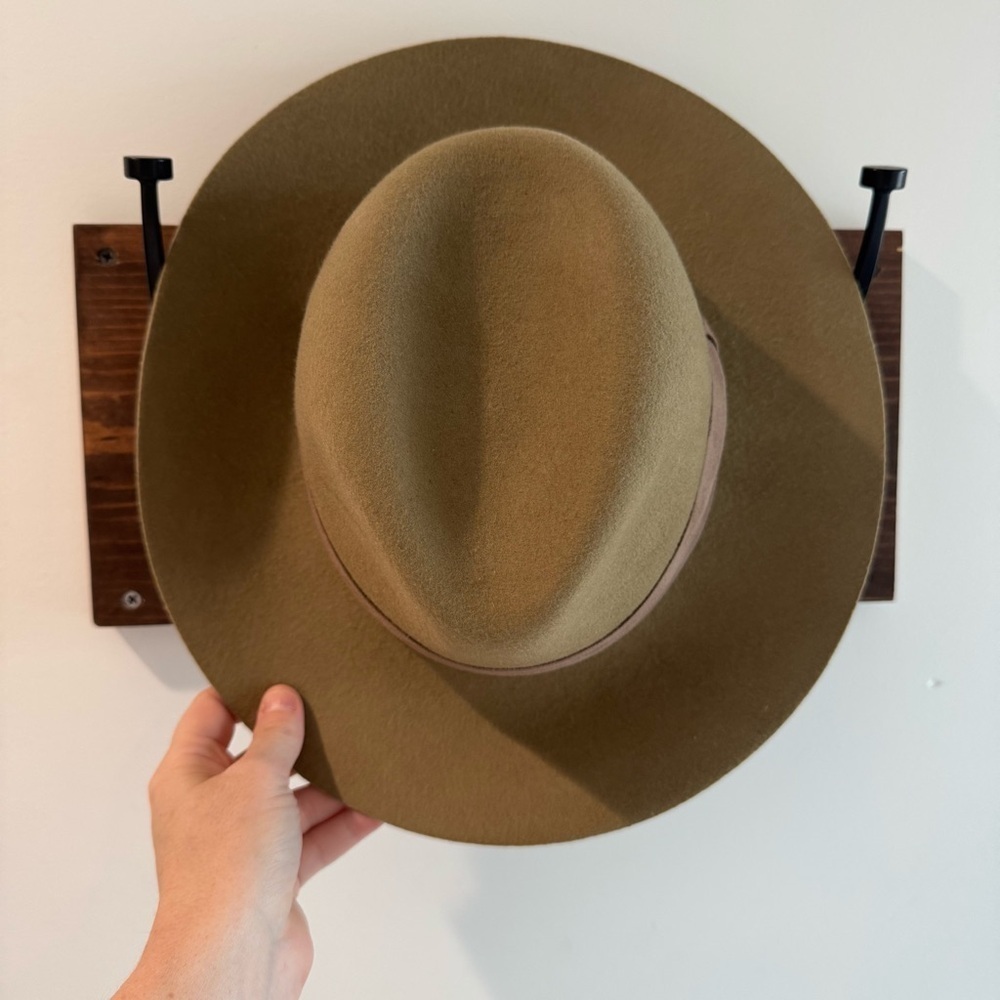 Urban‎ Outfitters Wool Ribbon Trim Fedora One Size - Picture 4 of 8